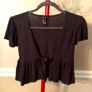 Forever 21 black cardigan, small
